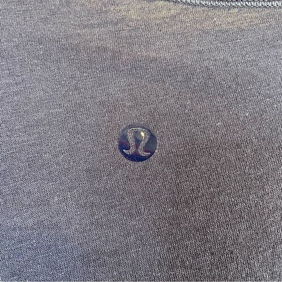 Lululemon Sweat Date Tank Cotton Muscle Crewneck Navy Blue - Picture 5 of 8
